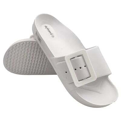 de fonseca DeFonseca Original modèle Sestrip pantoufle femme avec bande réglable en caoutchouc pour maison, jardin, plage, piscine, qualité, Blanc, 38 EU - Publicité de fonseca DeFonseca Original modèle Sestrip pantoufle femme avec bande réglable en caoutchouc pour maison, jardin, plage, piscine, qualité, Blanc, 38 EU - Publicité