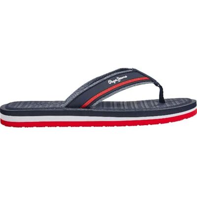 Pepe Jeans Tongs West Basic Navy - Publicité Pepe Jeans Tongs West Basic Navy - Publicité