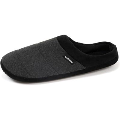 Isotoner Chaussons extra-light pantoufles Mules homme polaire semelle gomme ultra souple, 43, gris chiné foncé - Publicité Isotoner Chaussons extra-light pantoufles Mules homme polaire semelle gomme ultra souple, 43, gris chiné foncé - Publicité