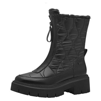MARCO TOZZI Bootie Zip+Slip Femme, Bottes à la Mode, Peigne Noir, 37 EU, Peigne noir, 37 EU - Publicité MARCO TOZZI Bootie Zip+Slip Femme, Bottes à la Mode, Peigne Noir, 37 EU, Peigne noir, 37 EU - Publicité