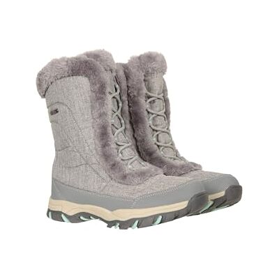 Mountain Warehouse Ohio Bottes de Neige pour Femme Chaussures Anti-Neige en Fausse Fourrure pour Femme, testées thermiquement à -20 °C, Isotherm Ski d'hiver Menthe 40 - Publicité Mountain Warehouse Ohio Bottes de Neige pour Femme Chaussures Anti-Neige en Fausse Fourrure pour Femme, testées thermiquement à -20 °C, Isotherm Ski d'hiver Menthe 40 - Publicité