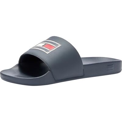 Tommy Hilfiger Claquettes Homme Pool Slide Sandales de Bain, Bleu (Desert Sky), 40 - Publicité Tommy Hilfiger Claquettes Homme Pool Slide Sandales de Bain, Bleu (Desert Sky), 40 - Publicité