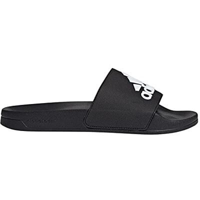 Adidas Adiletten Shower Chaussures de bain unisexes, Noir/blanc, 48.5 EU - Publicité Adidas Adiletten Shower Chaussures de bain unisexes, Noir/blanc, 48.5 EU - Publicité