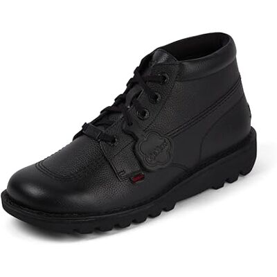 Kickers Bottines Hi Tab en cuir pour homme, Noir, 41 EU - Publicité Kickers Bottines Hi Tab en cuir pour homme, Noir, 41 EU - Publicité