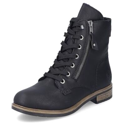 Rieker Bottines à lacets pour femme 72221, Noir 00., 36 EU - Publicité Rieker Bottines à lacets pour femme 72221, Noir 00., 36 EU - Publicité