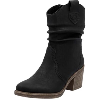 Rieker Bottines pour femme Y1284, Noir, 36 EU - Publicité Rieker Bottines pour femme Y1284, Noir, 36 EU - Publicité