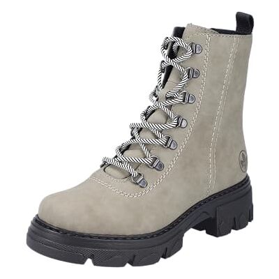 Rieker Femme 74643 Bottes à Lacets, Vert, 36 EU - Publicité Rieker Femme 74643 Bottes à Lacets, Vert, 36 EU - Publicité