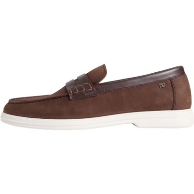 Tommy Hilfiger Homme Hilfiger Mix Nubuck Loafer Fm0fm05785 Mocassins, Brown (Legacy Brown), 40 EU - Publicité Tommy Hilfiger Homme Hilfiger Mix Nubuck Loafer Fm0fm05785 Mocassins, Brown (Legacy Brown), 40 EU - Publicité