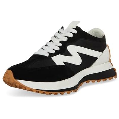 Steve Madden Baskets Campo pour Femme, Noir/Blanc, 37 EU - Publicité Steve Madden Baskets Campo pour Femme, Noir/Blanc, 37 EU - Publicité