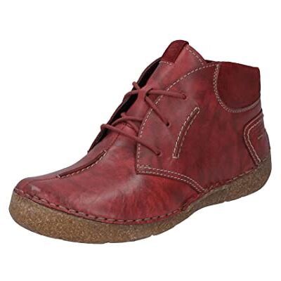 Josef Seibel Femme Bottines à Lacets Fergey 65, Dame Bottines,Largeur G (Normale),Semelle intérieure Amovible,Rouge (Rot),42 EU / 8 UK - Publicité Josef Seibel Femme Bottines à Lacets Fergey 65, Dame Bottines,Largeur G (Normale),Semelle intérieure Amovible,Rouge (Rot),42 EU / 8 UK - Publicité