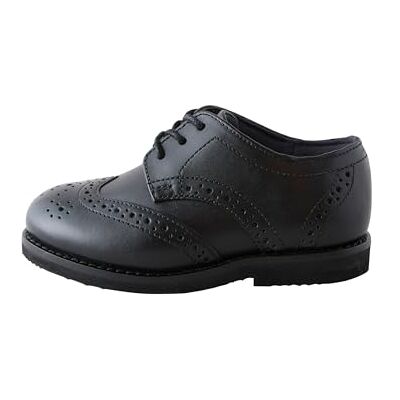 NEXT Garçon Chaussures Richelieu élégantes en Cuir Noir 27.5 - Publicité NEXT Garçon Chaussures Richelieu élégantes en Cuir Noir 27.5 - Publicité