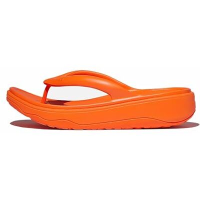 Fitflop Women's Relieff Recovery Toe-Post Sandals, Orange, 4 UK Wide - Publicité Fitflop Women's Relieff Recovery Toe-Post Sandals, Orange, 4 UK Wide - Publicité
