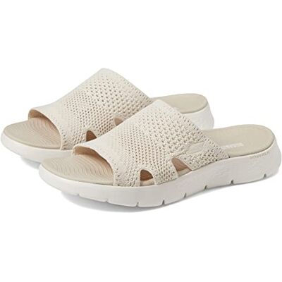 Skechers Sandales Go Walk Flex pour femme, naturel, 42 EU - Publicité Skechers Sandales Go Walk Flex pour femme, naturel, 42 EU - Publicité