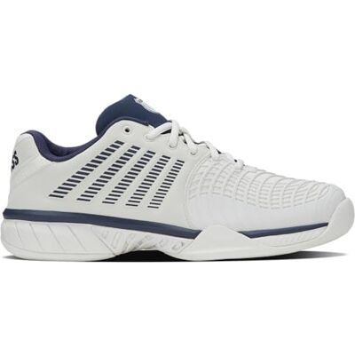 K-Swiss Tennis Express Light 3 Carpet Chaussures de Tennis pour Homme Blanc De Blanc/Naval Academy 41.5 - Publicité K-Swiss Tennis Express Light 3 Carpet Chaussures de Tennis pour Homme Blanc De Blanc/Naval Academy 41.5 - Publicité
