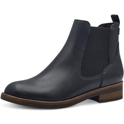 Tamaris Femme Bottines, Dame Bottines Chelsea,TOUCHit,Demi-Bottes,Bottines,Bottes de Glisse,Plat,Navy,38 EU - Publicité Tamaris Femme Bottines, Dame Bottines Chelsea,TOUCHit,Demi-Bottes,Bottines,Bottes de Glisse,Plat,Navy,38 EU - Publicité