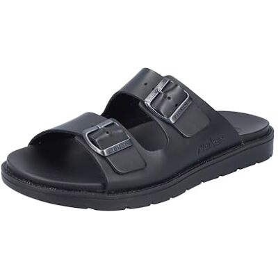 Rieker Homme 24290 Mules, Noir, 40 EU - Publicité Rieker Homme 24290 Mules, Noir, 40 EU - Publicité