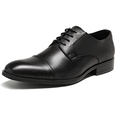 Bruno Marc Chaussures Oxford élégantes pour Homme en Cuir à Lacets Derby Low Vintage Elegant Chaussure de Ville Homme SBOX222M,Size 39,Noir,SBOX222M - Publicité Bruno Marc Chaussures Oxford élégantes pour Homme en Cuir à Lacets Derby Low Vintage Elegant Chaussure de Ville Homme SBOX222M,Size 39,Noir,SBOX222M - Publicité