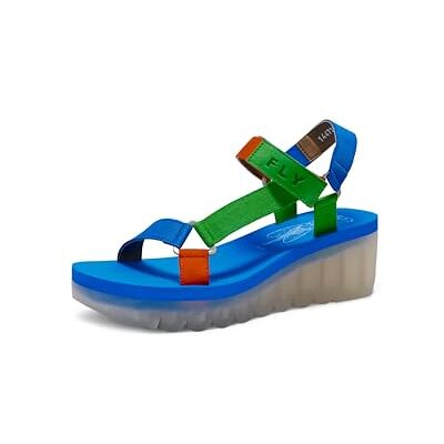 Fly London Femme YEFA726FLY Sandal, Pistachio/Multicolor/AZURRE, 41 EU - Publicité Fly London Femme YEFA726FLY Sandal, Pistachio/Multicolor/AZURRE, 41 EU - Publicité