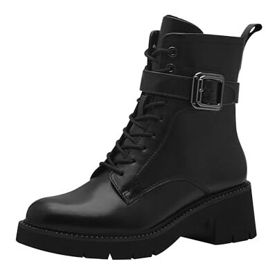 Tamaris Femme Bottine, Cuir Noir, 40 EU - Publicité Tamaris Femme Bottine, Cuir Noir, 40 EU - Publicité