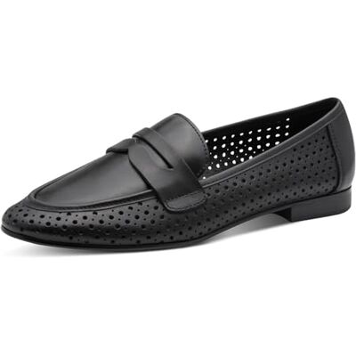 MARCO TOZZI Mocassins femme semelle Feel Me souple Cuir doublure douce Élégant, noir (BLACK), 41 EU - Publicité MARCO TOZZI Mocassins femme semelle Feel Me souple Cuir doublure douce Élégant, noir (BLACK), 41 EU - Publicité