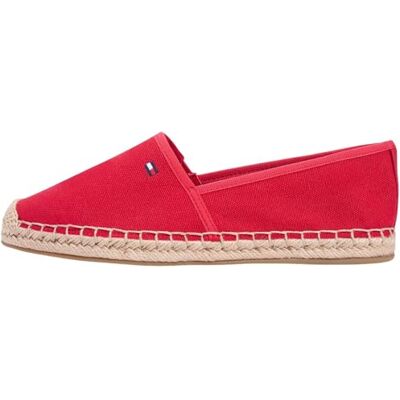 Tommy Hilfiger Espadrilles en Toile pour Femme Drapeau Fw0Fw08541 Espadrilles Rouge Primaire 3.5 - Publicité Tommy Hilfiger Espadrilles en Toile pour Femme Drapeau Fw0Fw08541 Espadrilles Rouge Primaire 3.5 - Publicité