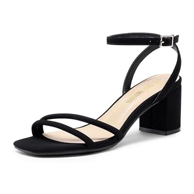 DREAM PAIRS Sandales à talons pour femme, Noir , 40 EU - Publicité DREAM PAIRS Sandales à talons pour femme, Noir , 40 EU - Publicité