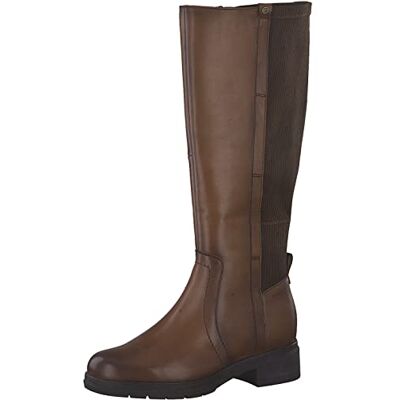 Tamaris Bottes mi-longues pour femme 8-85602-29-305, cognac, 38 EU Large - Publicité Tamaris Bottes mi-longues pour femme 8-85602-29-305, cognac, 38 EU Large - Publicité