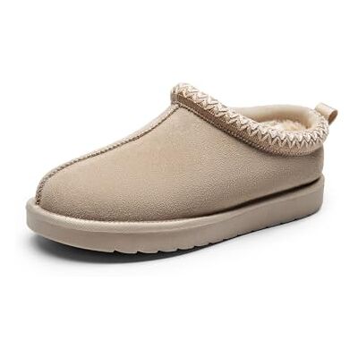 DREAM PAIRS Chaussons Femme en Daim avec Doublure Chaude en Fausse Fourrure, Pantoufles Hiver à Enfiler avec Soutien de Voûte et Semelle Antidérapante pour Intérieur Extérieur,Size 41.5,Sable - Publicité DREAM PAIRS Chaussons Femme en Daim avec Doublure Chaude en Fausse Fourrure, Pantoufles Hiver à Enfiler avec Soutien de Voûte et Semelle Antidérapante pour Intérieur Extérieur,Size 41.5,Sable - Publicité