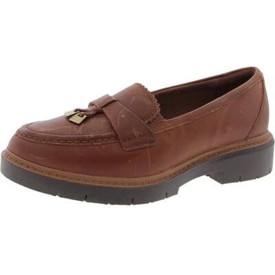 Clarks Femme Westlynn Bella Mocassin, Cuir Marron Clair, 41.5 EU Large - Publicité Clarks Femme Westlynn Bella Mocassin, Cuir Marron Clair, 41.5 EU Large - Publicité
