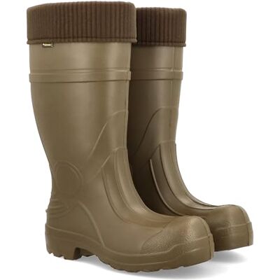 DEMAR Bottes de pluie légères en caoutchouc EVA Predator doublées kaki, kaki, 41 EU - Publicité DEMAR Bottes de pluie légères en caoutchouc EVA Predator doublées kaki, kaki, 41 EU - Publicité
