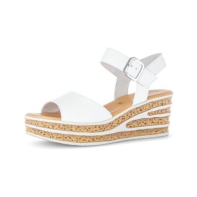 Gabor Gabor Sandales à lanières style décontracté pour femme 44.651, Blanc 21, 36 EU - Publicité Gabor Gabor Sandales à lanières style décontracté pour femme 44.651, Blanc 21, 36 EU - Publicité