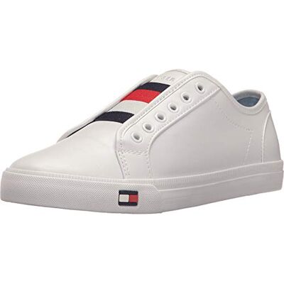 Tommy Hilfiger Women's Anni, White, 8.5 M US - Publicité Tommy Hilfiger Women's Anni, White, 8.5 M US - Publicité