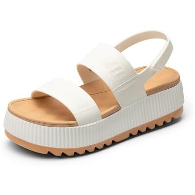 DREAM PAIRS Sandales Femme Plateforme Légères et Réglables, Semelle Compensée Confort avec Soutien de la Voûte Plantaire, Antidérapantes Chaussures Été Plage Voyage,Size 39,Blanc - Publicité DREAM PAIRS Sandales Femme Plateforme Légères et Réglables, Semelle Compensée Confort avec Soutien de la Voûte Plantaire, Antidérapantes Chaussures Été Plage Voyage,Size 39,Blanc - Publicité