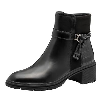 Tamaris Femme Damen Boot Heel Bottine, Noir, 39 EU - Publicité Tamaris Femme Damen Boot Heel Bottine, Noir, 39 EU - Publicité