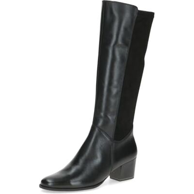 CAPRICE Femme Damen Botte Haute Jusqu'au Genou, Noir/Comb, 41 EU - Publicité CAPRICE Femme Damen Botte Haute Jusqu'au Genou, Noir/Comb, 41 EU - Publicité
