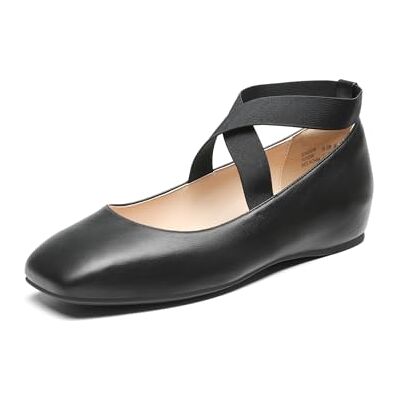 DREAM PAIRS Ballerines Femme Chaussures Plates Confortable et Flexible avec Une Semelle Extérieure en TPR Durable et Antidérapante,Size 41,Noir-PU,SDFA2401W - Publicité DREAM PAIRS Ballerines Femme Chaussures Plates Confortable et Flexible avec Une Semelle Extérieure en TPR Durable et Antidérapante,Size 41,Noir-PU,SDFA2401W - Publicité