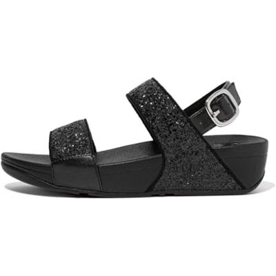 Fitflop Sandales Lulu multi-tons à paillettes avec sangle arrière pour femme, Noir, 37 EU - Publicité Fitflop Sandales Lulu multi-tons à paillettes avec sangle arrière pour femme, Noir, 37 EU - Publicité