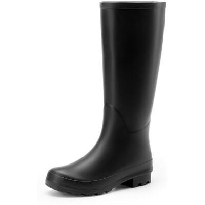 DREAM PAIRS Bottes de Pluie Femme, Bottes Caoutchouc Hautes Confortables, Bottes Jardin Neige Pluie Extérieur, Botte de Pluie pour Femme,Size 42,Noir,DWEMRB2508 - Publicité DREAM PAIRS Bottes de Pluie Femme, Bottes Caoutchouc Hautes Confortables, Bottes Jardin Neige Pluie Extérieur, Botte de Pluie pour Femme,Size 42,Noir,DWEMRB2508 - Publicité