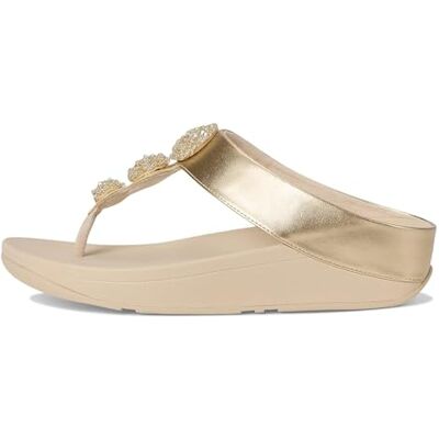Fitflop Sandales Beige Fino Beadi - Publicité Fitflop Sandales Beige Fino Beadi - Publicité