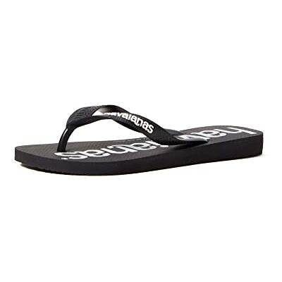 Havaianas Top Logomania, Tongues Mixte, noir, 25/26 EU - Publicité Havaianas Top Logomania, Tongues Mixte, noir, 25/26 EU - Publicité