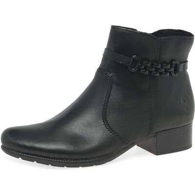 Rieker Depart Womens Ankle Boots 38 Medium Noir - Publicité Rieker Depart Womens Ankle Boots 38 Medium Noir - Publicité