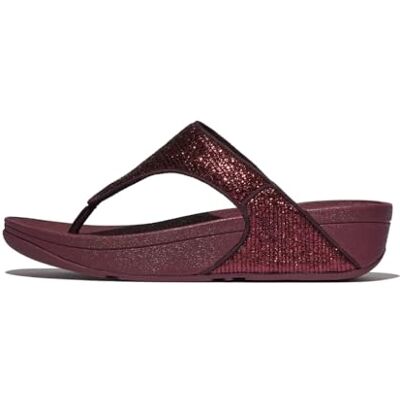 Fitflop Sandales Lulu froissées scintillantes pour femme, Plomberie métallique, 38 EU - Publicité Fitflop Sandales Lulu froissées scintillantes pour femme, Plomberie métallique, 38 EU - Publicité
