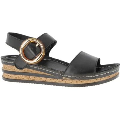 Andrea Conti Sandales pour Femme, Noir, 40 EU - Publicité Andrea Conti Sandales pour Femme, Noir, 40 EU - Publicité