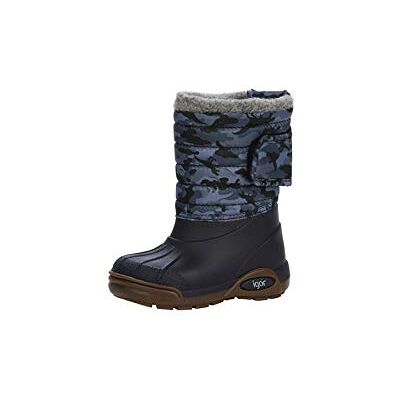 Igor Bottes d'hiver pour enfants – Topo Ski Camo – Bleu foncé, bleu, 25 EU - Publicité Igor Bottes d'hiver pour enfants – Topo Ski Camo – Bleu foncé, bleu, 25 EU - Publicité