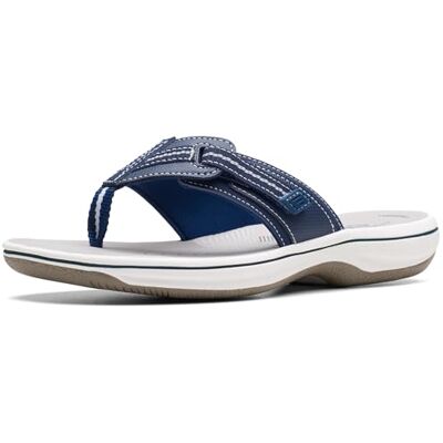 Clarks Femme Brinkley Jazz Tongs, Navy Synthetic, 36.5 EU - Publicité Clarks Femme Brinkley Jazz Tongs, Navy Synthetic, 36.5 EU - Publicité