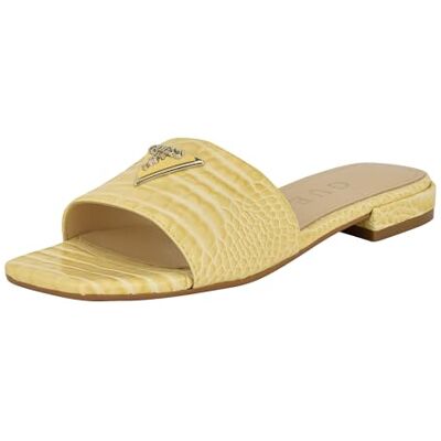 Guess Sandales plates GezähmtFlat pour femme, Jaune Croco 700, 4.5 UK - Publicité Guess Sandales plates GezähmtFlat pour femme, Jaune Croco 700, 4.5 UK - Publicité