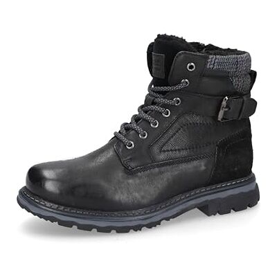 Dockers by Gerli Herren Combat Boots, Männer Stiefeletten,Warm gefüttert,schnürstiefel,Winterstiefel,Stiefel,Bootee,Schwarz,46 EU - Publicité Dockers by Gerli Herren Combat Boots, Männer Stiefeletten,Warm gefüttert,schnürstiefel,Winterstiefel,Stiefel,Bootee,Schwarz,46 EU - Publicité