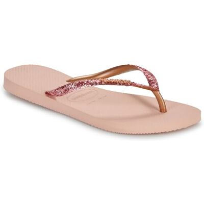 Havaianas Tongs fines à paillettes pour femme, Ballet Rose Golden Blush, 41/42 EU - Publicité Havaianas Tongs fines à paillettes pour femme, Ballet Rose Golden Blush, 41/42 EU - Publicité