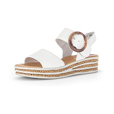 Gabor Femme Sandales, Dame Sandales à Plateforme,Sandale à Plateforme,Chaussure d'été,Confortable,Semelle épaisse,Blanc (Latte),40 EU / 6.5 UK - Publicité Gabor Femme Sandales, Dame Sandales à Plateforme,Sandale à Plateforme,Chaussure d'été,Confortable,Semelle épaisse,Blanc (Latte),40 EU / 6.5 UK - Publicité