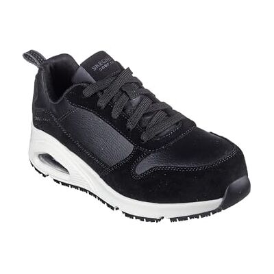 Skechers Femme Uno SR Elainy Botte Industrielle, Black/White, 38.5 EU - Publicité Skechers Femme Uno SR Elainy Botte Industrielle, Black/White, 38.5 EU - Publicité